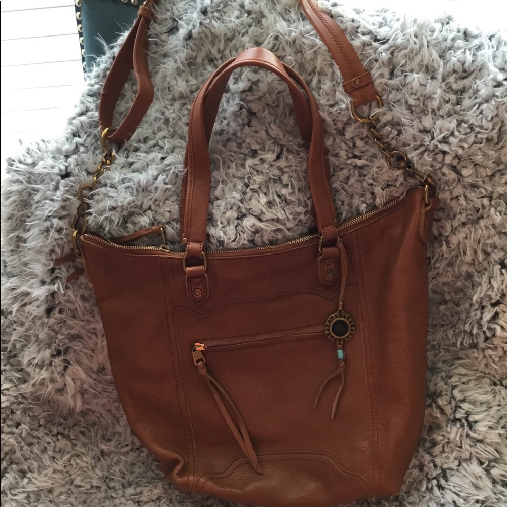 Brown leather
